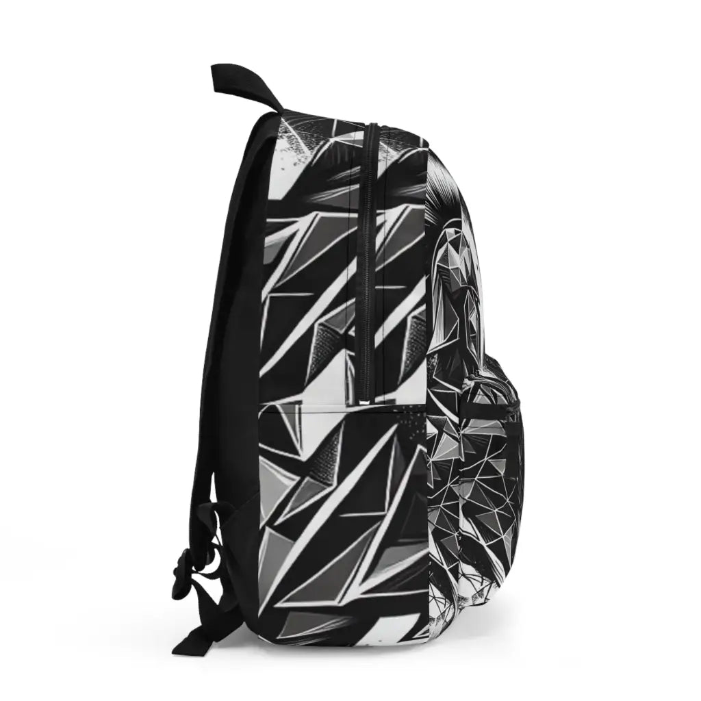 Warrior in Geometric Shades Backpack One size Bags