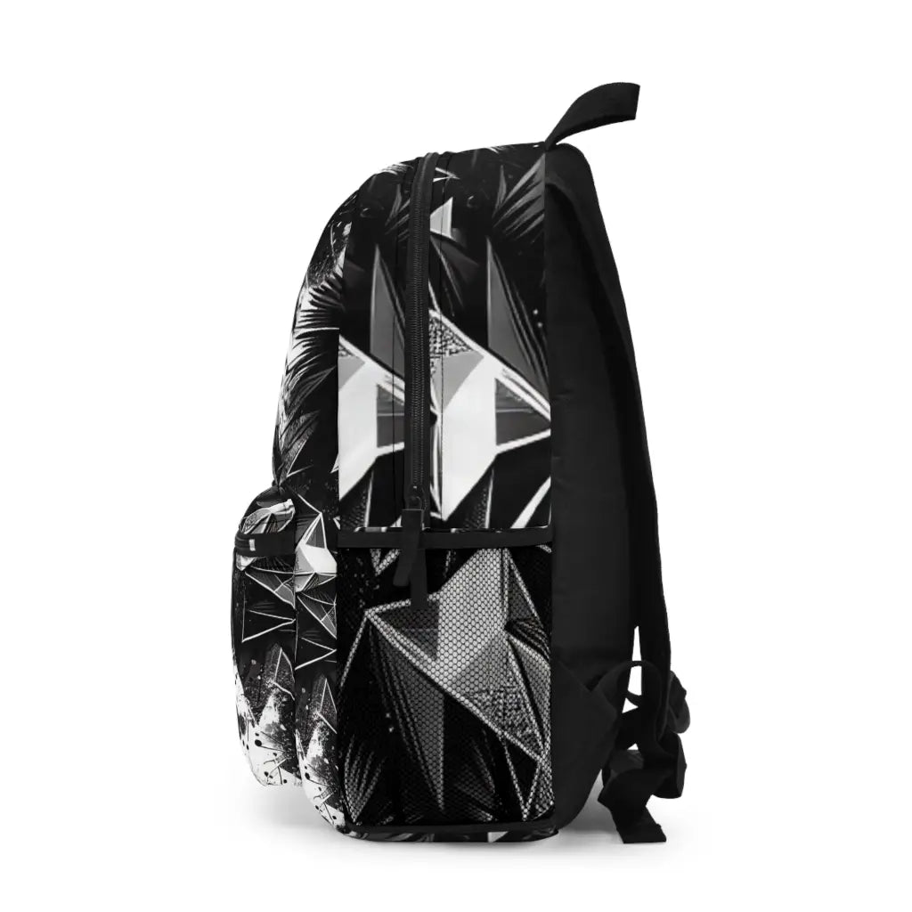 Warrior in Geometric Shades Backpack One size Bags