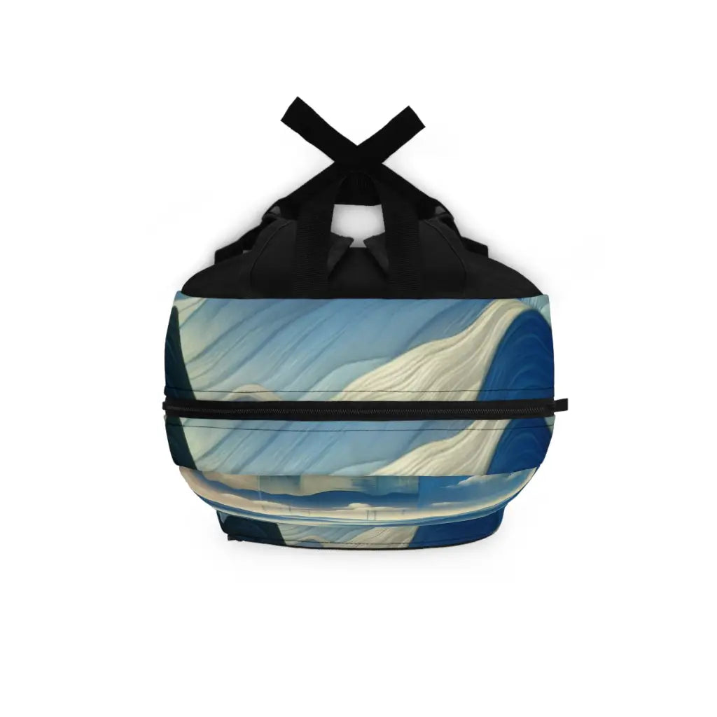 Waves of Blue Majesty Backpack One size Bags