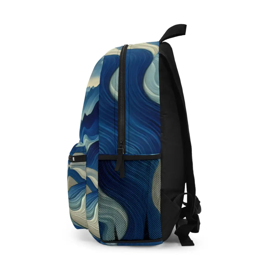Waves of Blue Majesty Backpack One size Bags