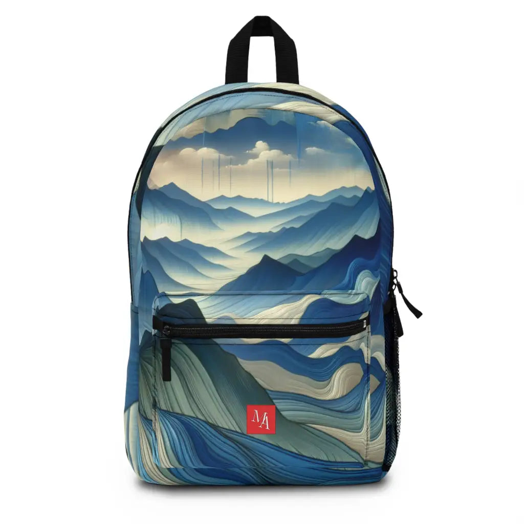 Waves of Blue Majesty Backpack One size Bags