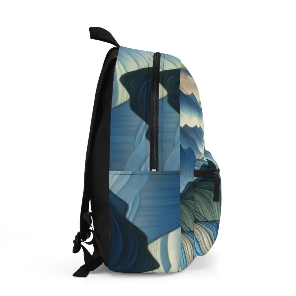 Waves of Blue Majesty Backpack One size Bags