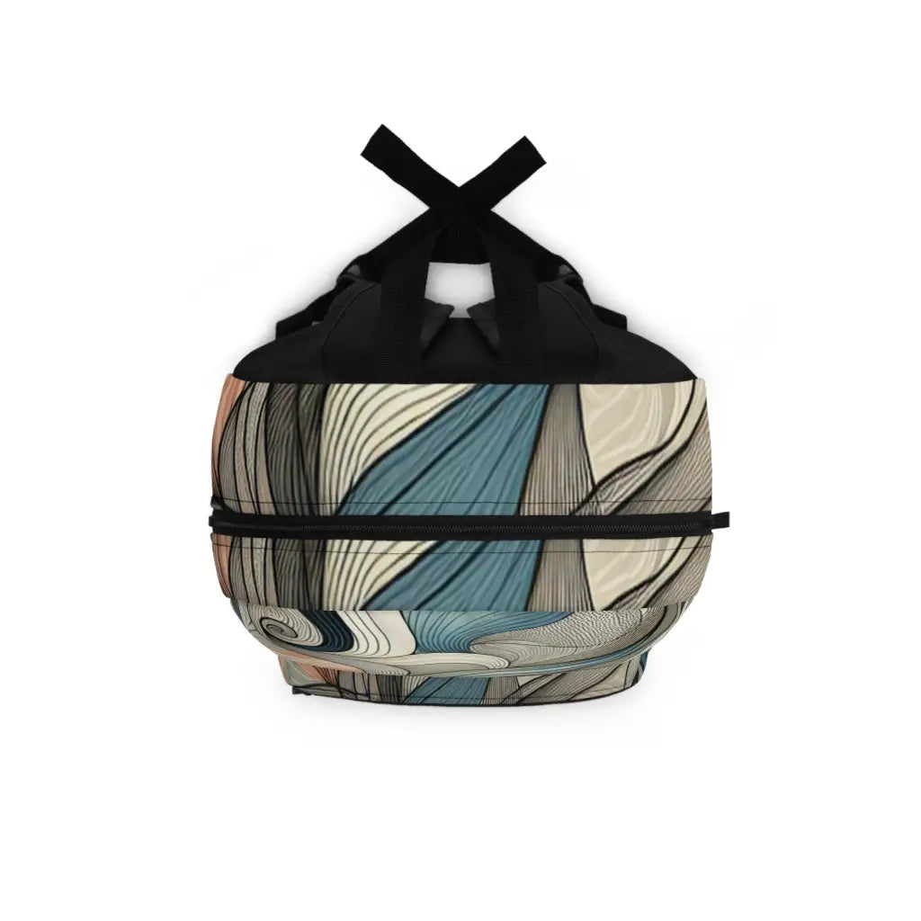 Waves of Color and Motion Backpack One size Bags