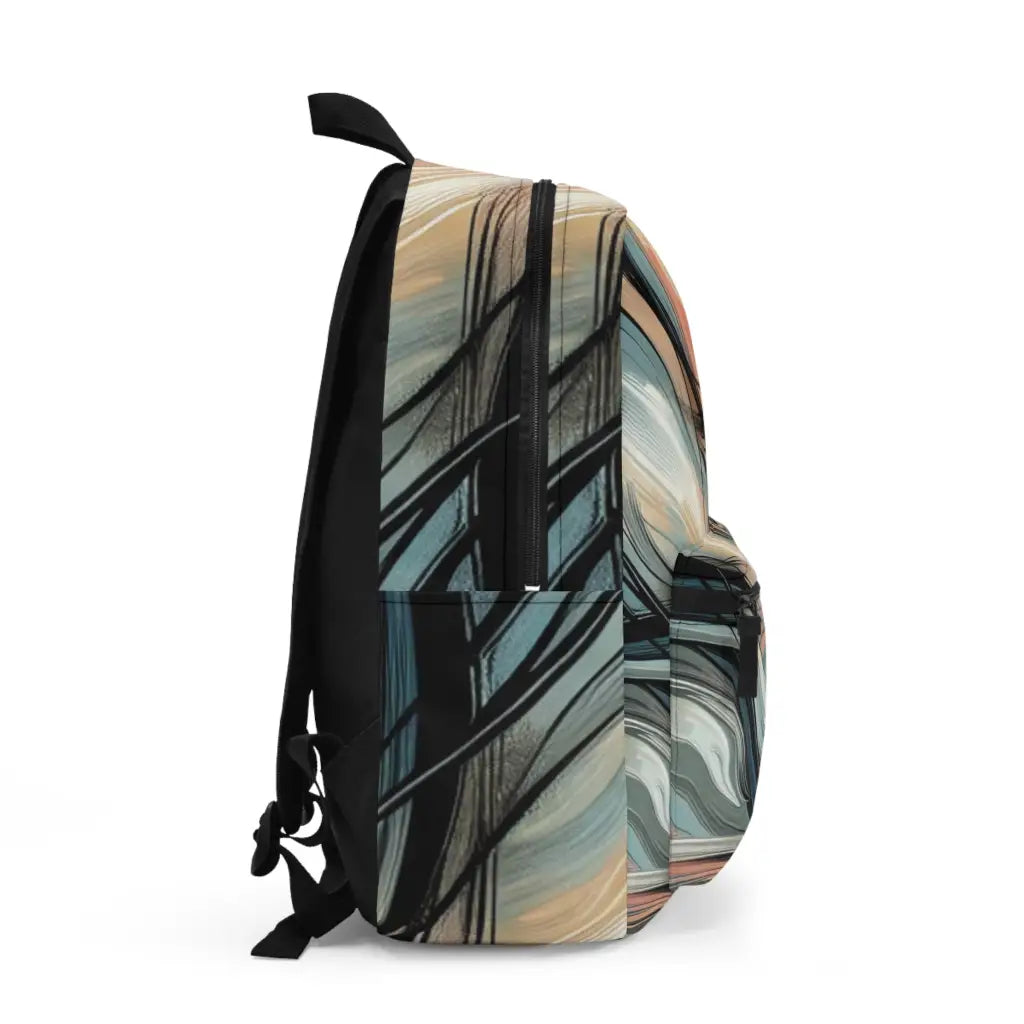 Waves of Colorful Motion Backpack One size Bags