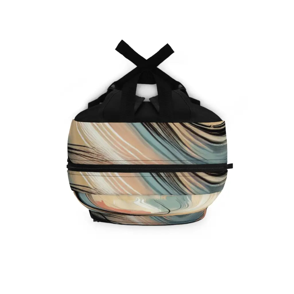 Waves of Colorful Motion Backpack One size Bags