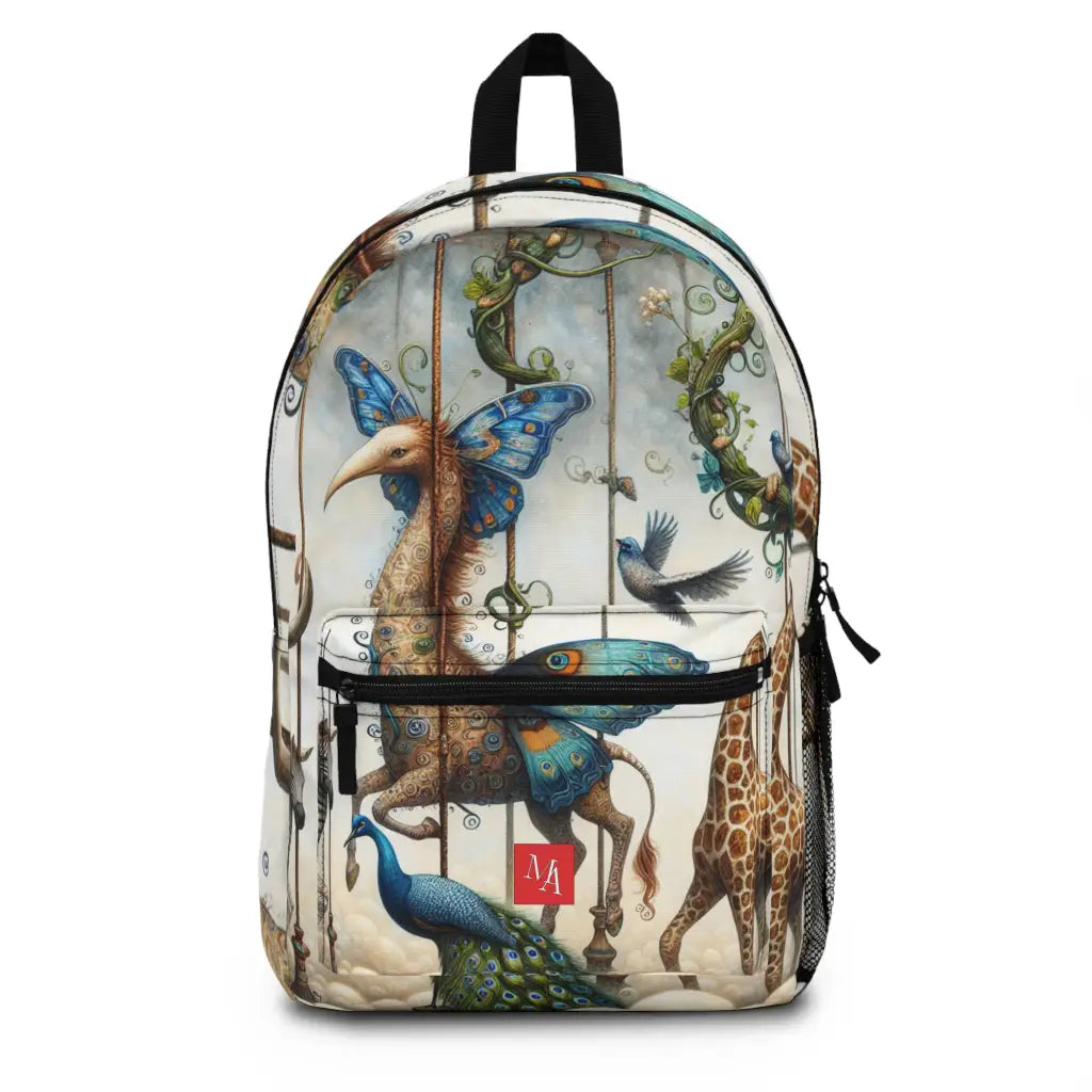 Whimsical Animal Parade Backpack One size Bags