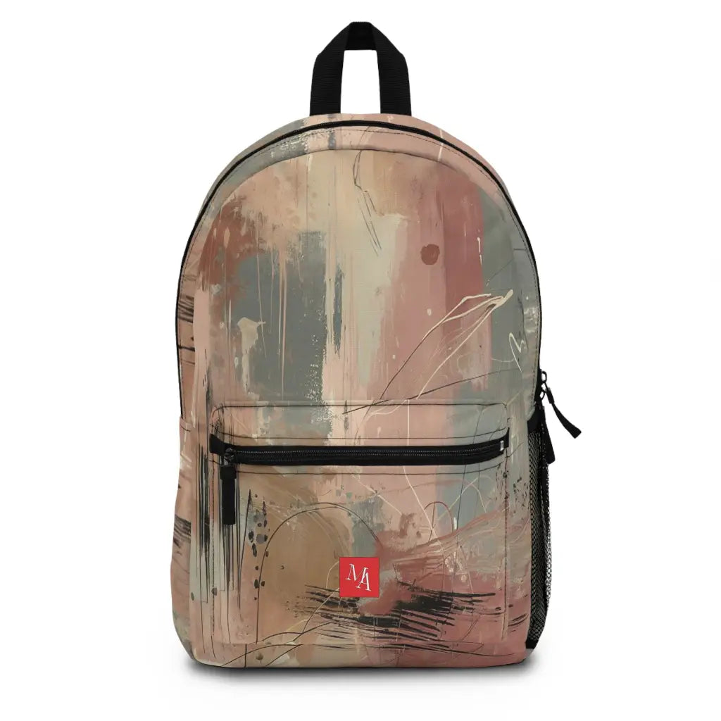Whimsical Brushstrokes in Canvas Vision Backpack One size