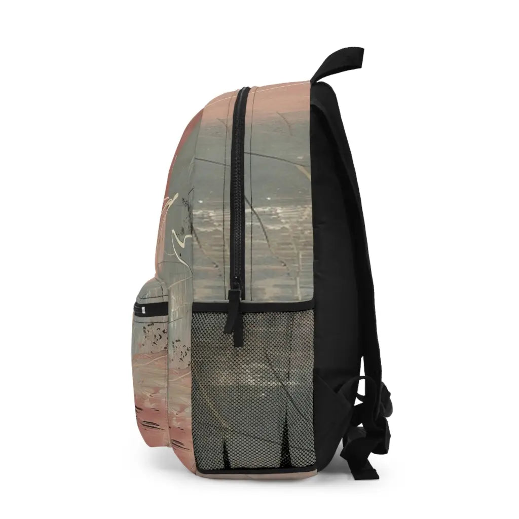Whimsical Brushstrokes in Canvas Vision Backpack One size