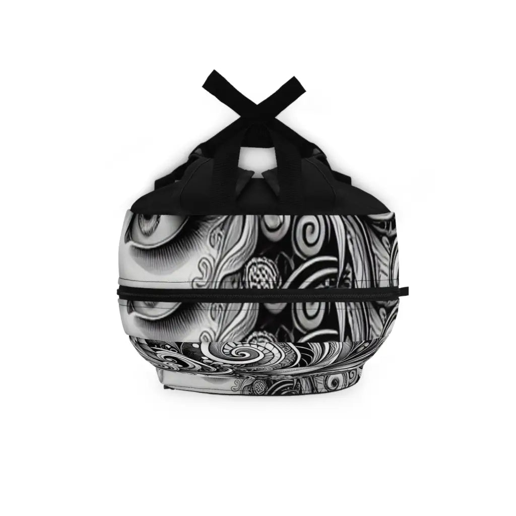 Whimsical Curves and Intricate Patterns Backpack One size