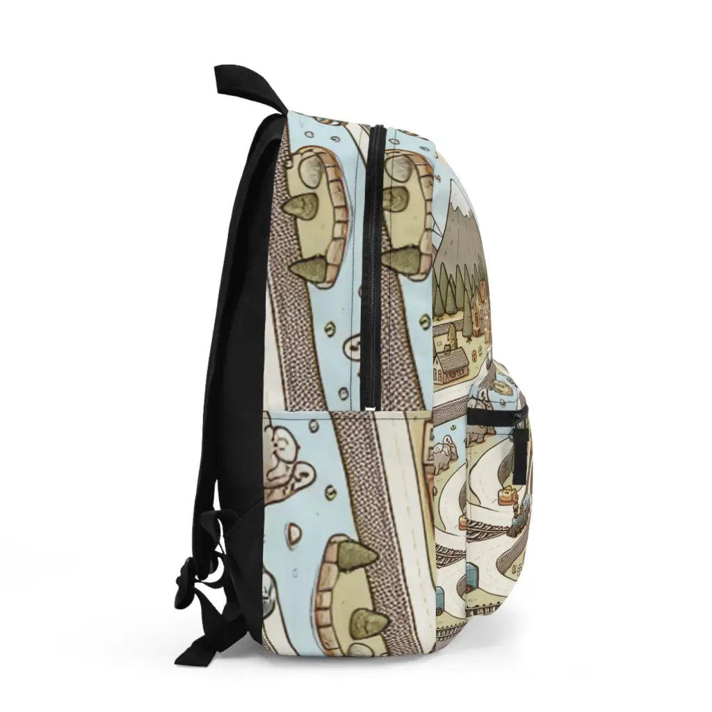 Whimsical Journey Map Backpack One size Bags