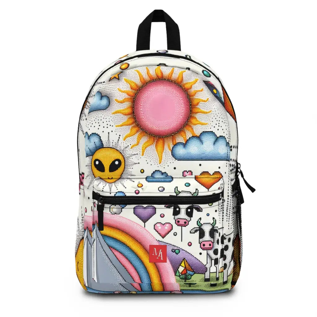 Whimsical Wonderland Scene Backpack One size Bags