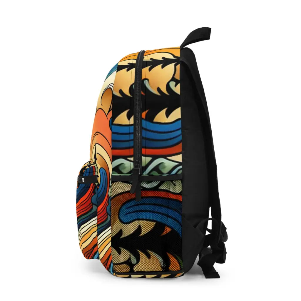 Whirling Colors of Nature Backpack One size Bags