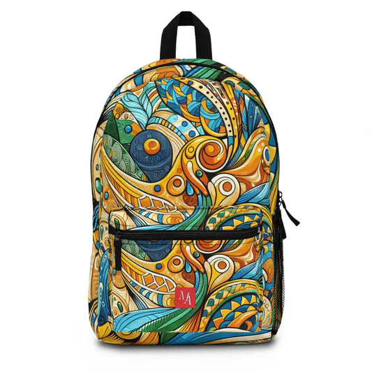 Whirling Colours of Imagination Backpack One size Bags