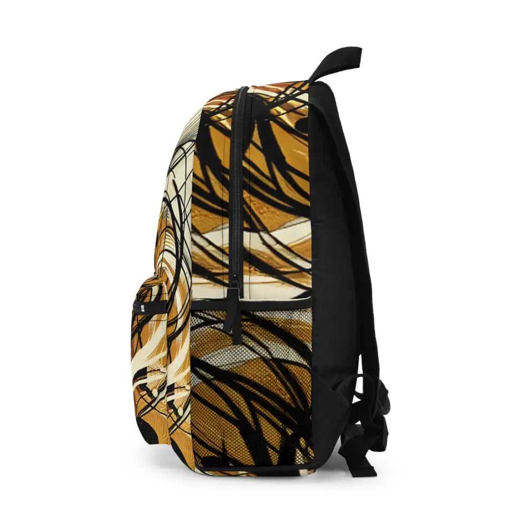Whirling Hues of Colorful Rhythm Backpack One size Bags