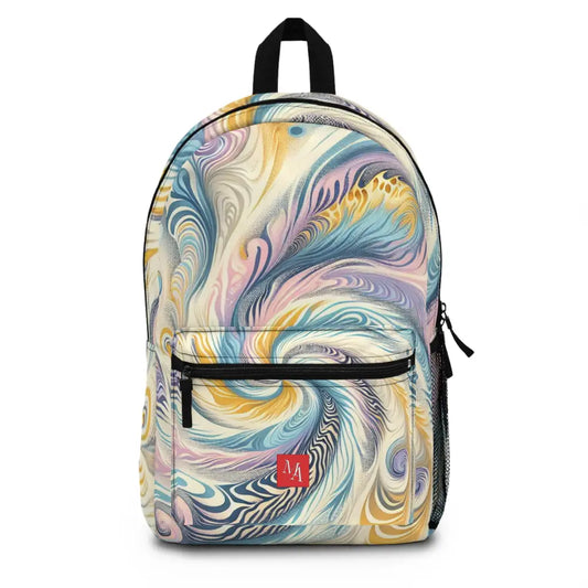 Whirling Pastel Imagination Backpack One size Bags