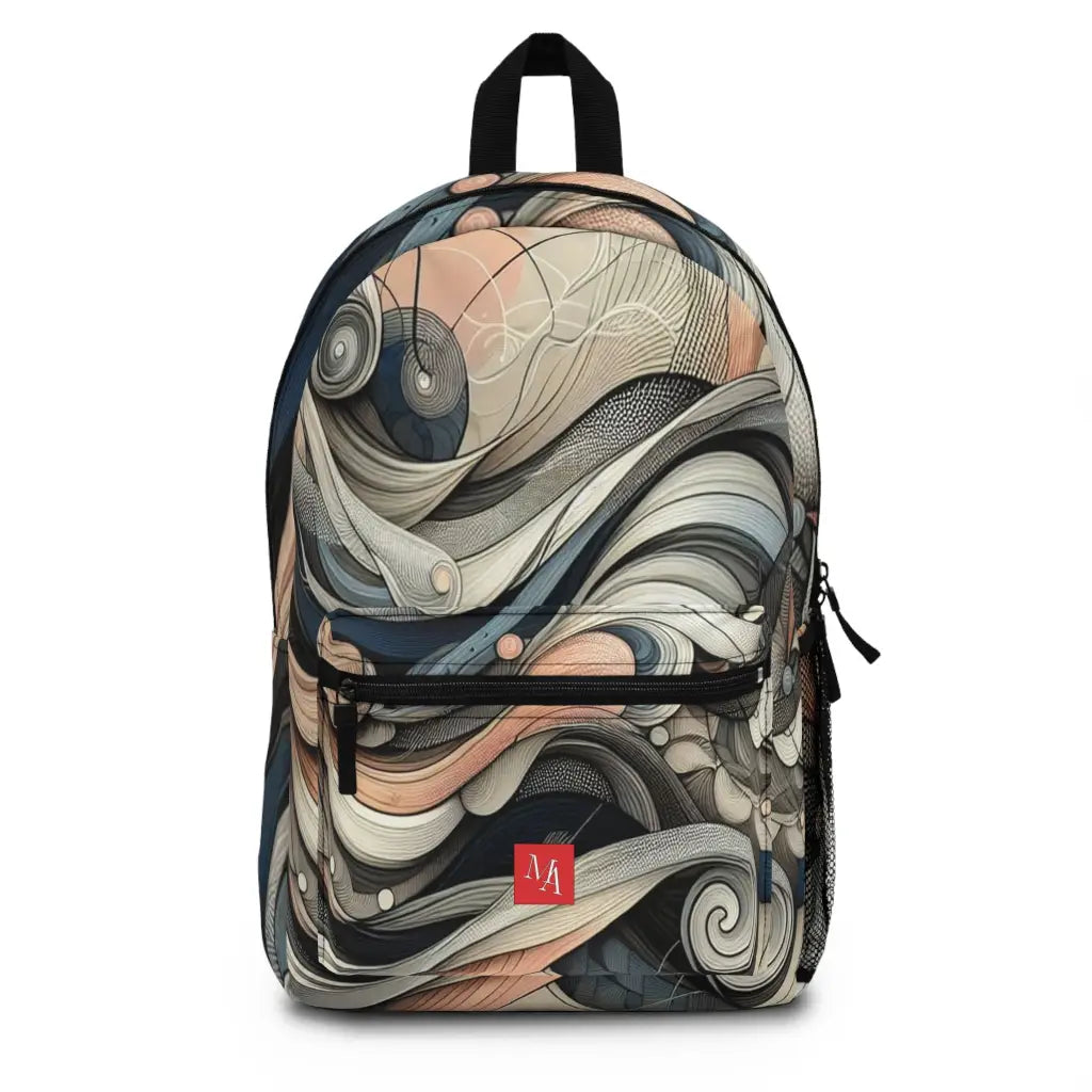 Whirling Patterns of Color and Motion Backpack One size Bags