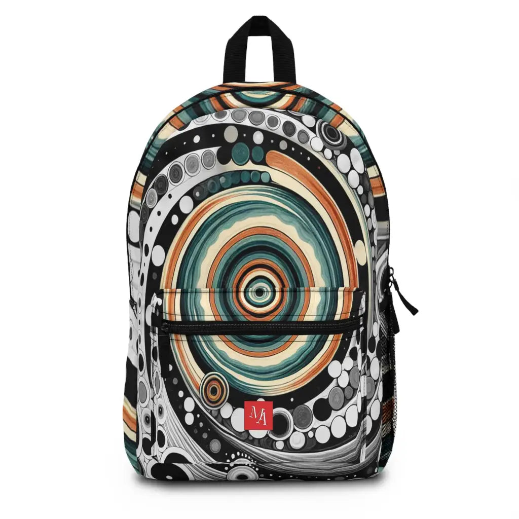 Whirling Patterns of Color Backpack One size Bags