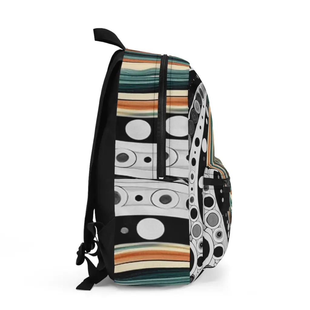Whirling Patterns of Color Backpack One size Bags