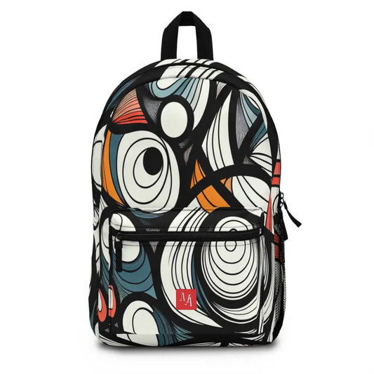 Whirling Patterns of Color Backpack One size Bags