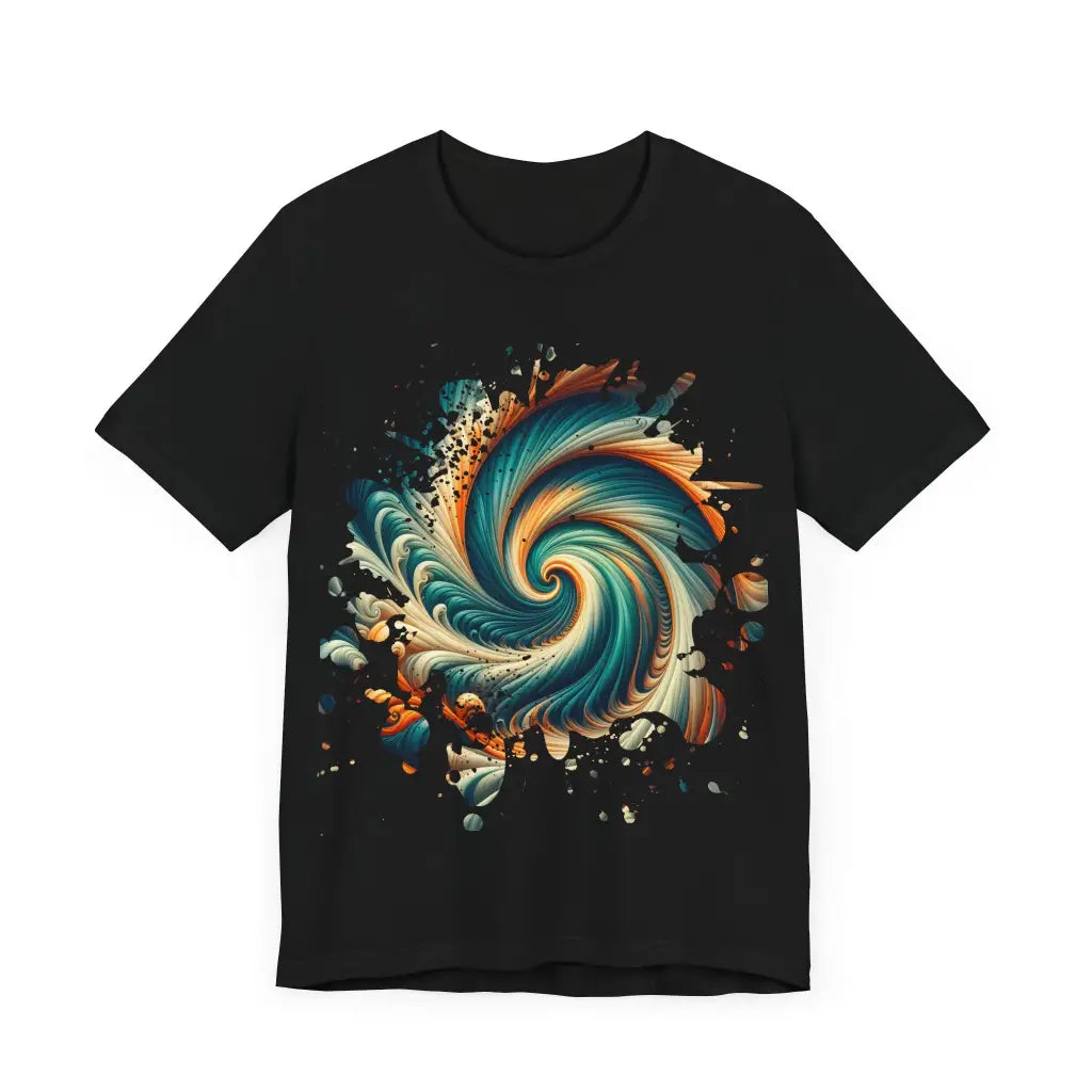Whirling Vortex Explosion Jersey Short Sleeve Tee T Shirt