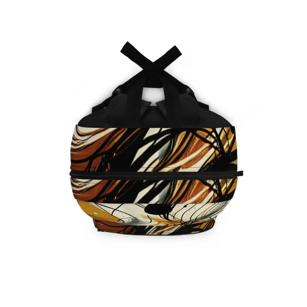 Whirlwind of Colors and Lines Backpack One size Bags
