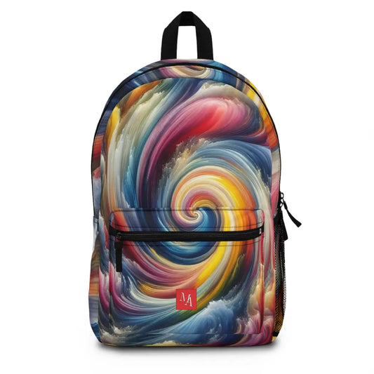 Whirlwind of Colors Backpack One size Bags