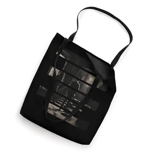 Whispers in the Smoke: Silent Confrontation Tote Bag Apparel