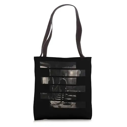 Whispers in the Smoke: Silent Confrontation Tote Bag Apparel