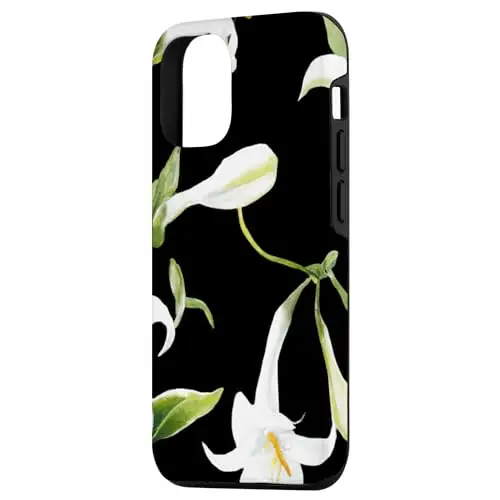 White Flowers in Bloom: Bold and Elegant Case (iPhone