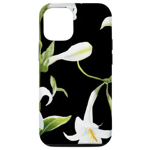 White Flowers in Bloom: Bold and Elegant Case (iPhone