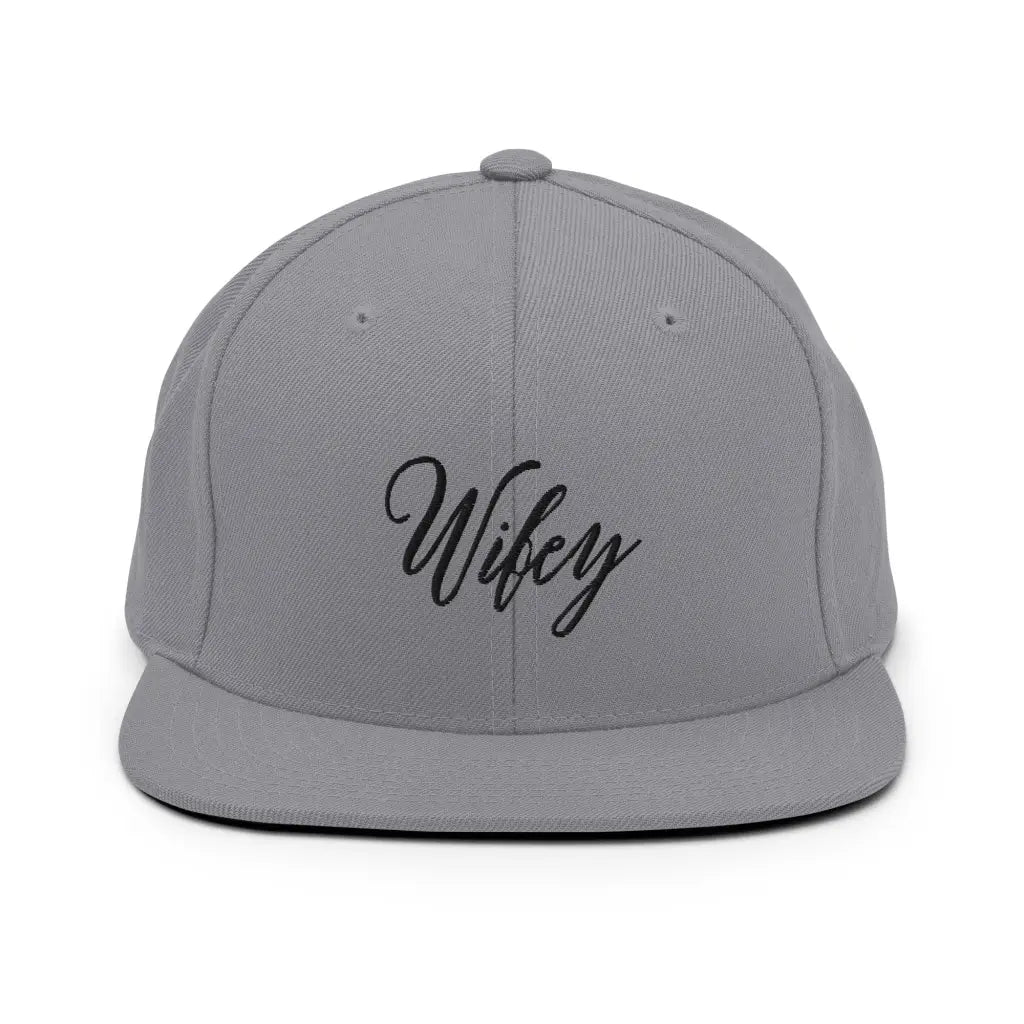 Wifey Snapback Hat - Silver