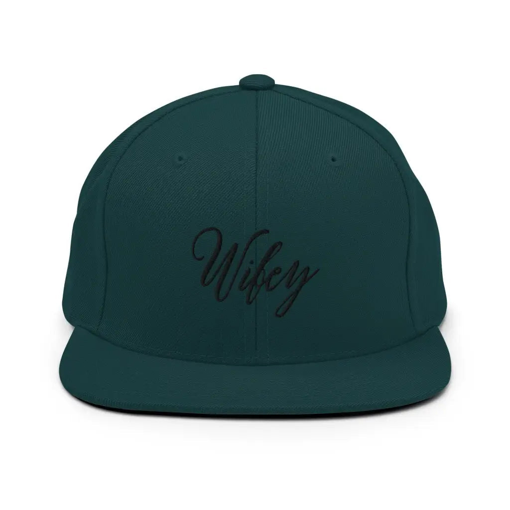 Wifey Snapback Hat - Spruce