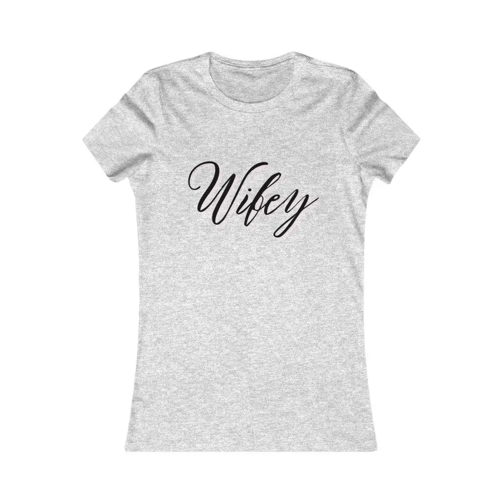 Wifey Women’s Favorite Tee - Athletic Heather / L - T-Shirt