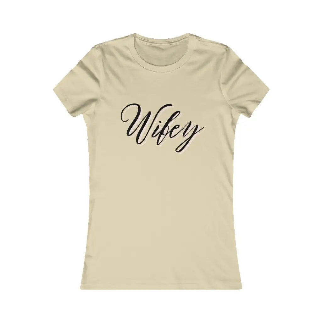 Wifey Women’s Favorite Tee - Soft Cream / S - T-Shirt