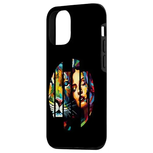 Wild Connection: Fragmented Vibrant Fusion Case (iPhone
