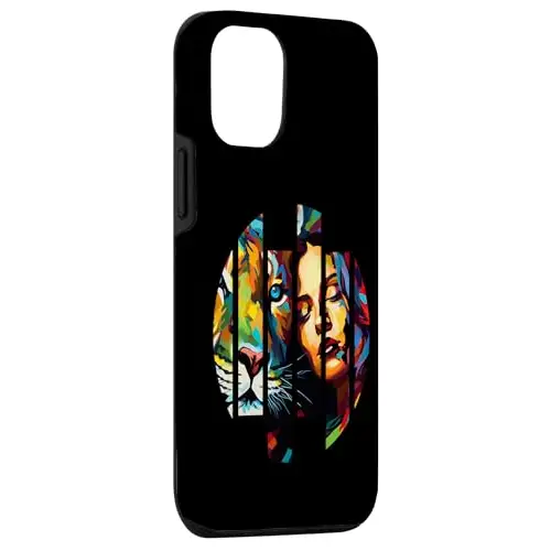Wild Connection: Fragmented Vibrant Fusion Case (iPhone