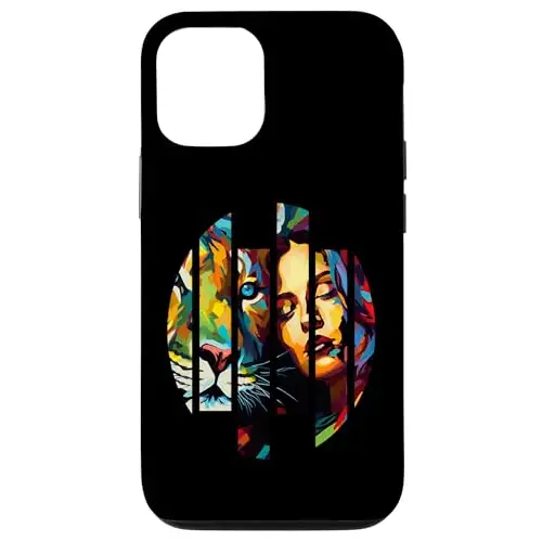 Wild Connection: Fragmented Vibrant Fusion Case (iPhone