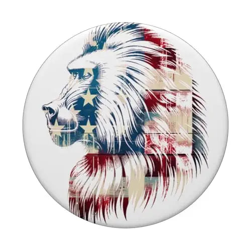 Wild Patriot: Celebrating Animal Patriotism PopSockets
