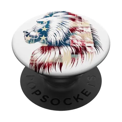 Wild Patriot: Celebrating Animal Patriotism PopSockets
