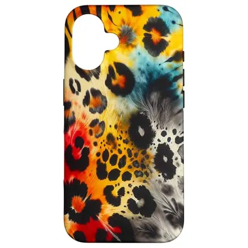 Wildfire Tapestry: Fusion of Nature and Art Case (iPhone
