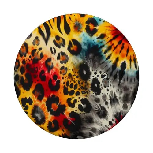 Wildfire Tapestry: Fusion of Nature and Art PopSockets
