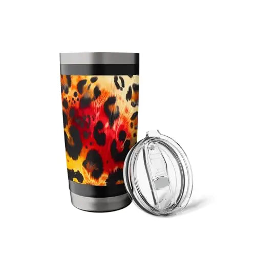 Wildfire Tapestry: Fusion of Nature and Art Stainless Steel