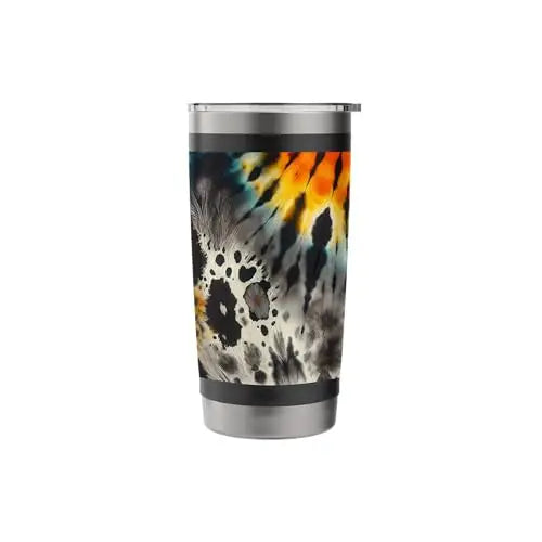 Wildfire Tapestry: Fusion of Nature and Art Stainless Steel