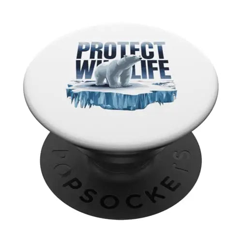 Wildlife Defender: Protecting Arctic Polar Bears PopSockets