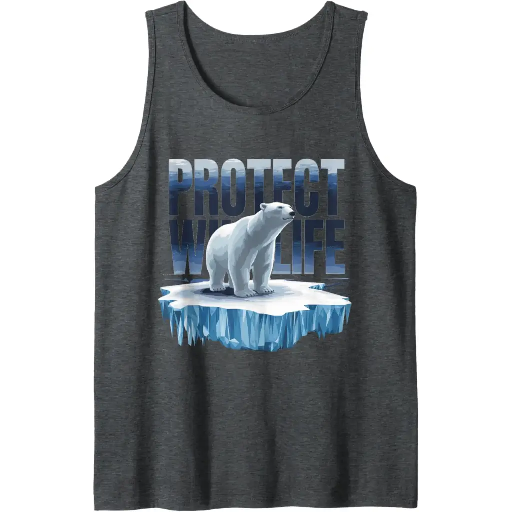 Wildlife Defender: Protecting Arctic Polar Bears Tank Top