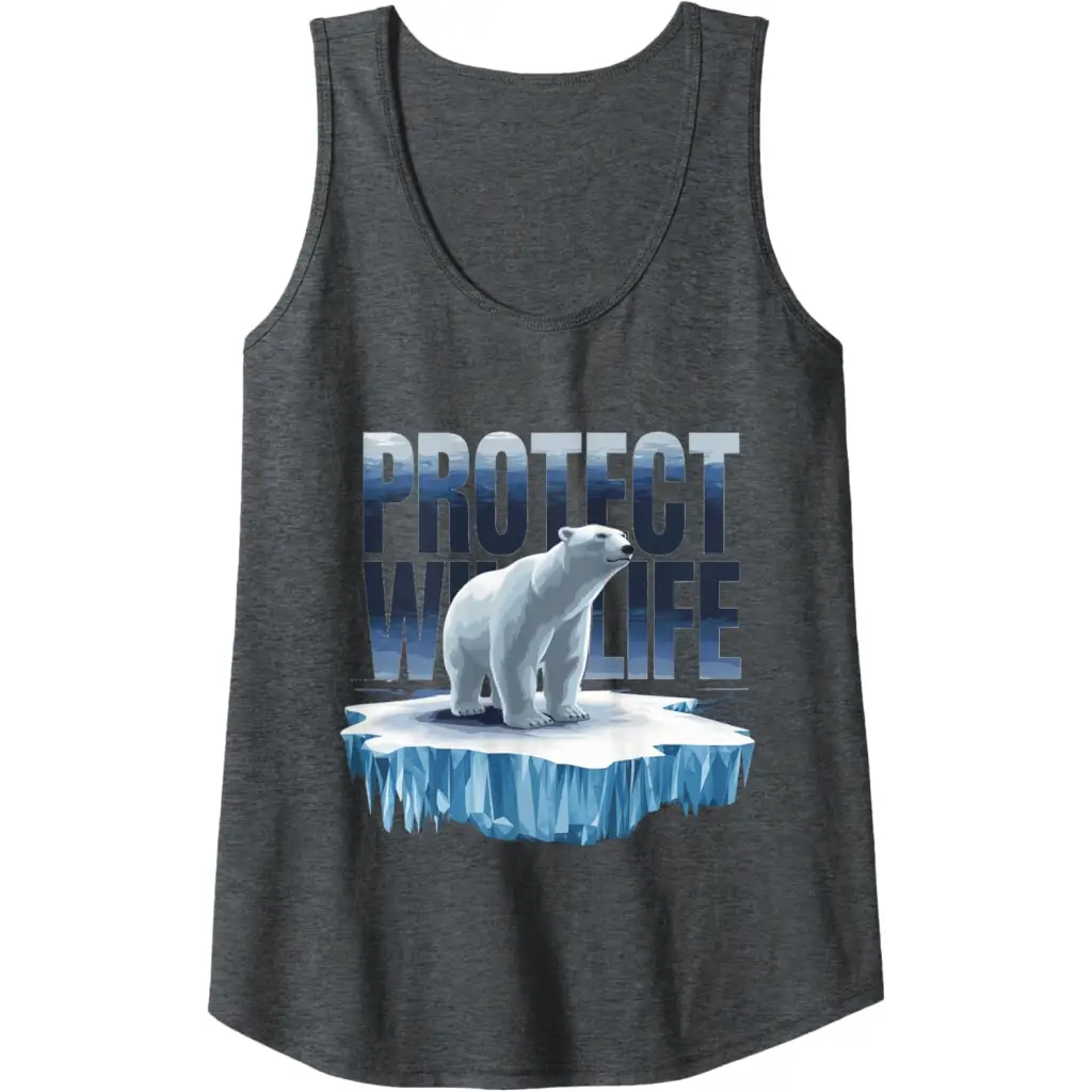 Wildlife Defender: Protecting Arctic Polar Bears Tank Top