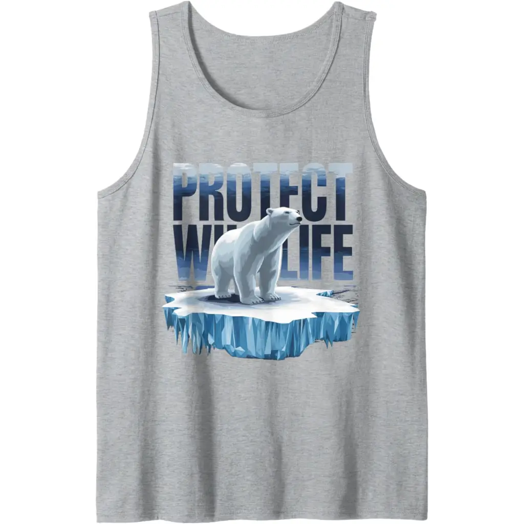 Wildlife Defender: Protecting Arctic Polar Bears Tank Top