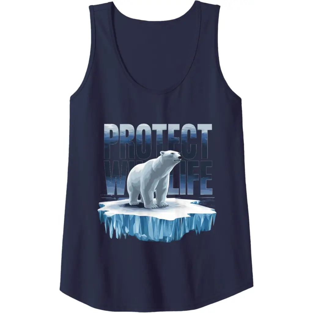 Wildlife Defender: Protecting Arctic Polar Bears Tank Top