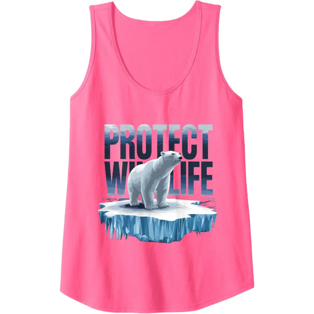 Wildlife Defender: Protecting Arctic Polar Bears Tank Top