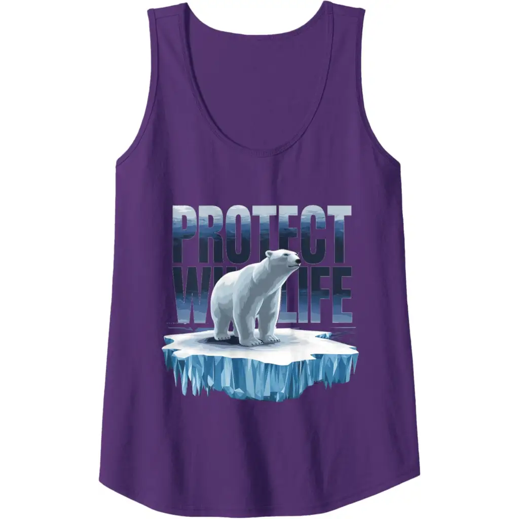 Wildlife Defender: Protecting Arctic Polar Bears Tank Top